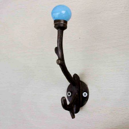 Solid Turquoise Tree Hooks-EHG-32